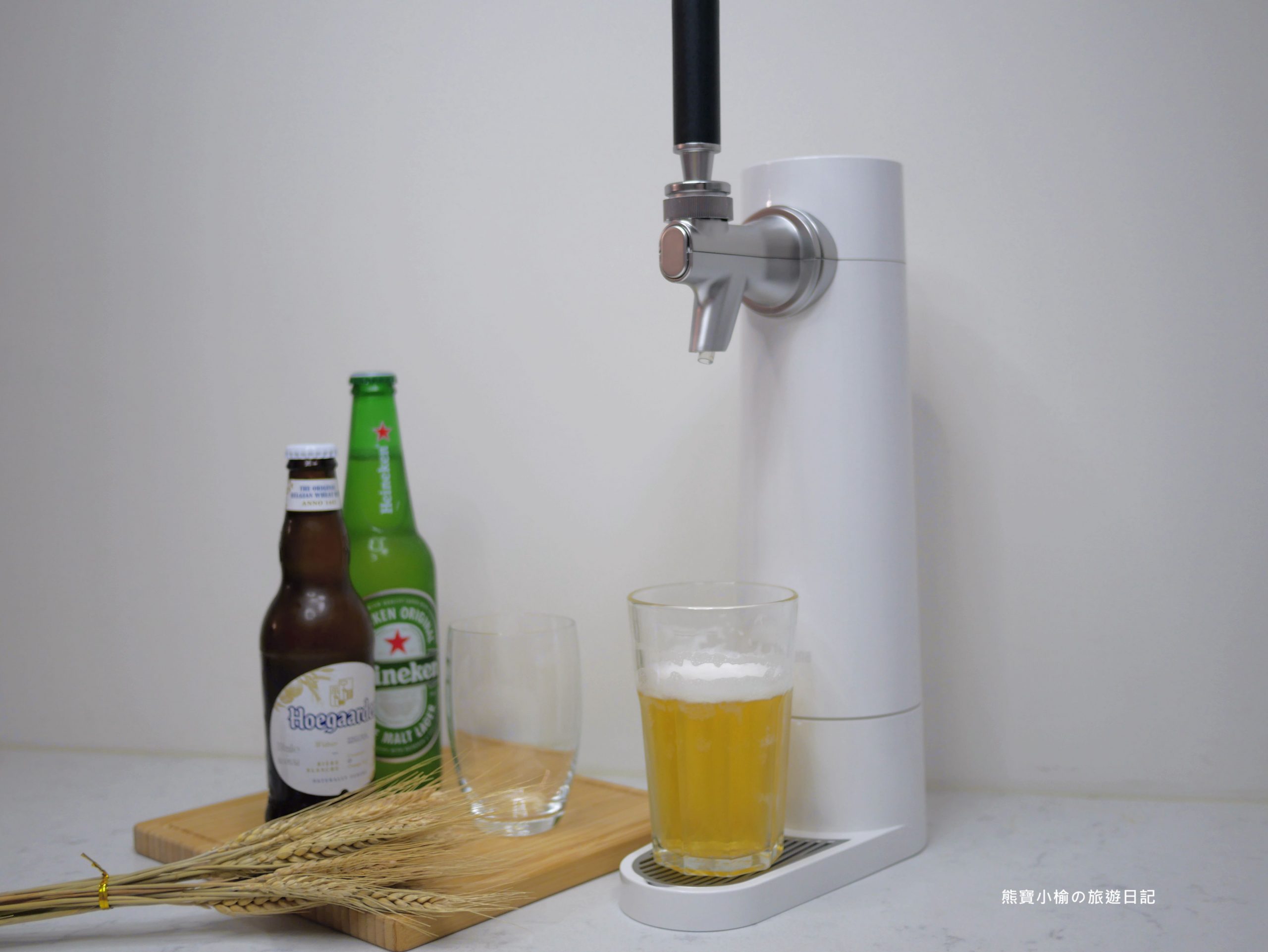 【廚房家電】ONE amadana 超音波啤酒泡泡機(STSB-0109)開箱心得，居家必備超美型啤酒機，綿密啤酒泡泡實在好順口！ @熊寶小榆の旅遊日記