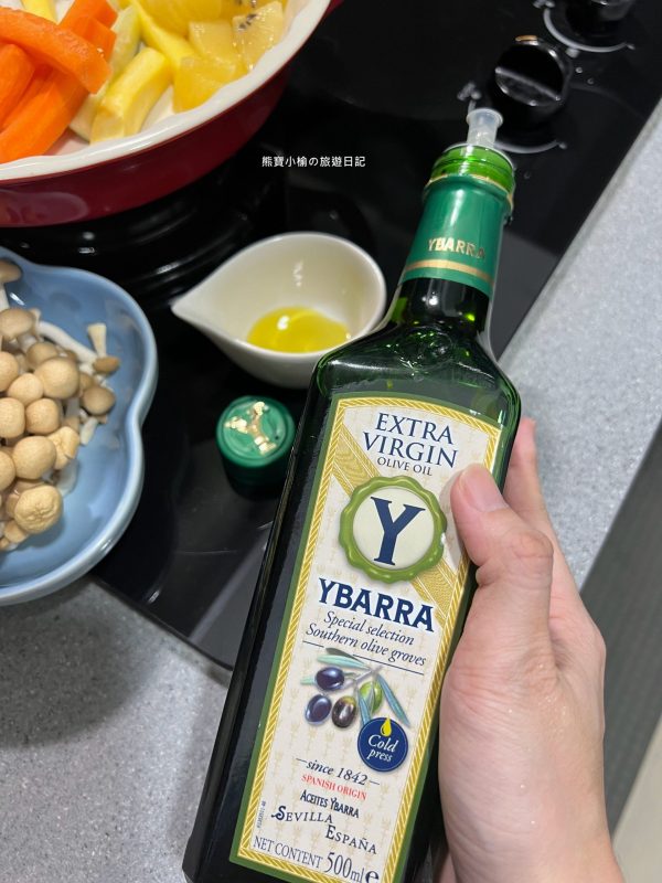 YBARRA 益百萊 西班牙原裝 特級冷壓初榨橄欖油! 輕食雞肉沙拉料理。 @熊寶小榆の旅遊日記