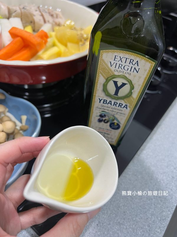 YBARRA 益百萊 西班牙原裝 特級冷壓初榨橄欖油! 輕食雞肉沙拉料理。 @熊寶小榆の旅遊日記
