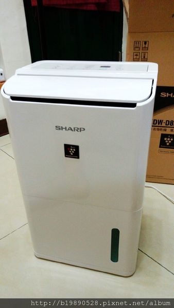[家電]開箱文-夏普SHARP 8L衣物除濕機 (DW-D8HT-W)